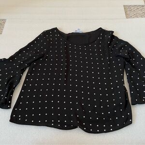 BB Dakota Polka Dot Blouse